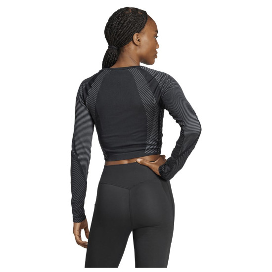 Adidas Γυναικεία μακρυμάνικη μπλούζα Seamless Knitted Long Sleeve Tee Adidas Γυναικεία μακρυμάνικη μπλούζα Seamless Knitted Long Sleeve Tee